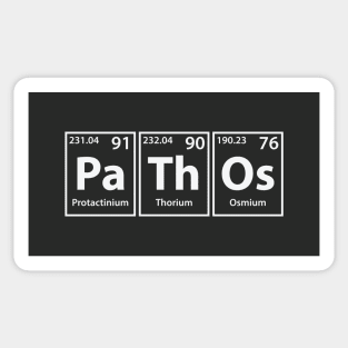 Pathos (Pa-Th-Os) Periodic Elements Spelling Sticker